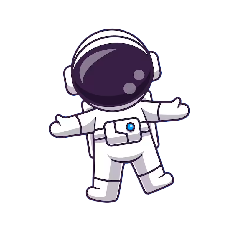 Floating astronaut